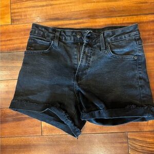 Black XS Jean Shorts